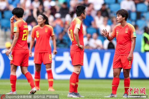 中国女足0:0逼平西班牙，晋级淘汰赛。 图片来源：osports全体育图片社
