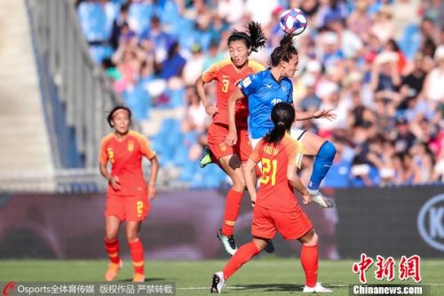 中国女足0:2不敌意大利，无缘八强。 图片来源：Osports全体育图片社